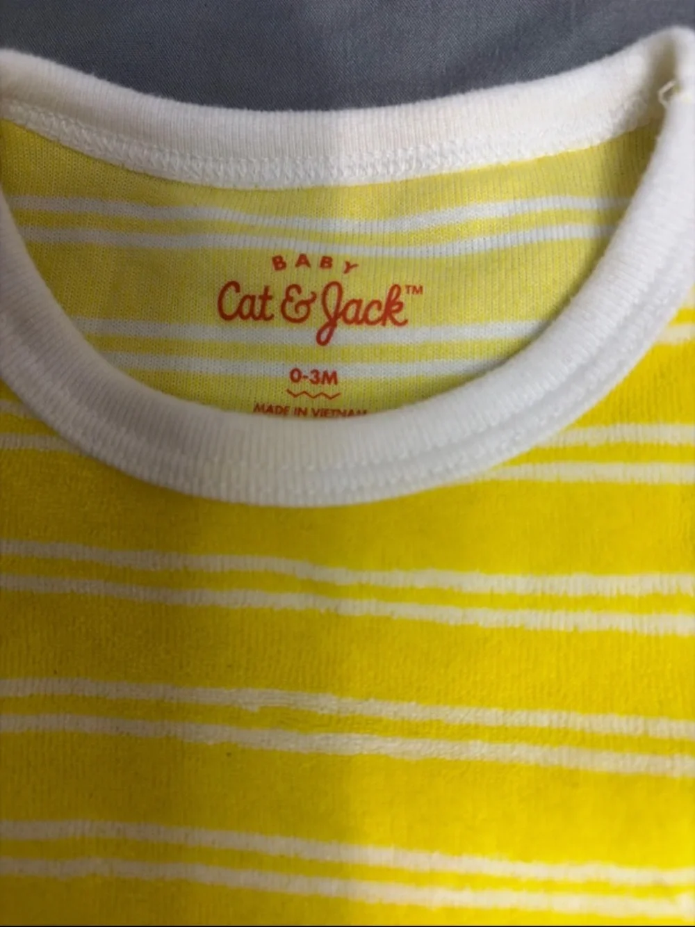 Cat & Jack Yellow Striped Tank Top and Shorts Set